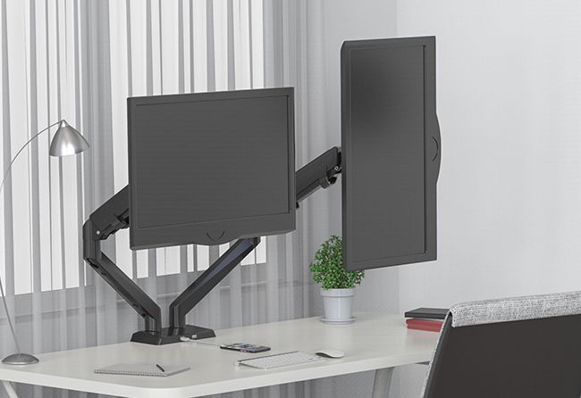 VM-GE52U 双屏带USB显示器支架