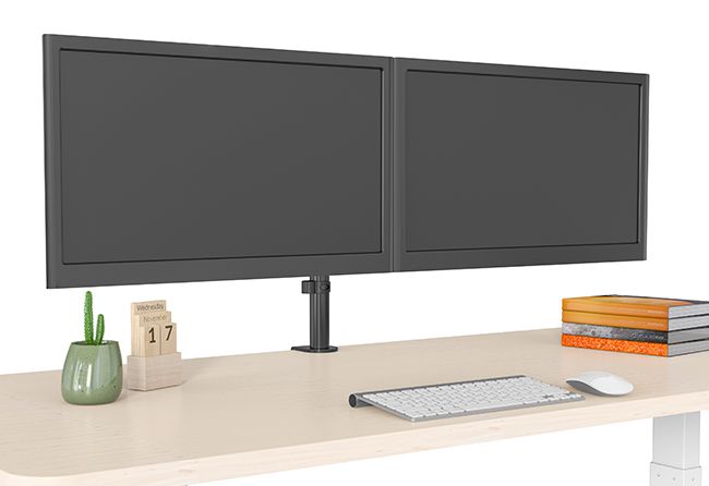 VM-D34 桌夹式立柱双屏显示器支架